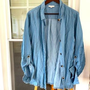 Chambray button down